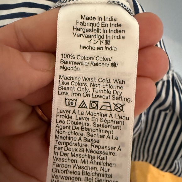 J. Crew Amelia maxi shirt-dress in stripe cotton poplin - Picture 4 of 5